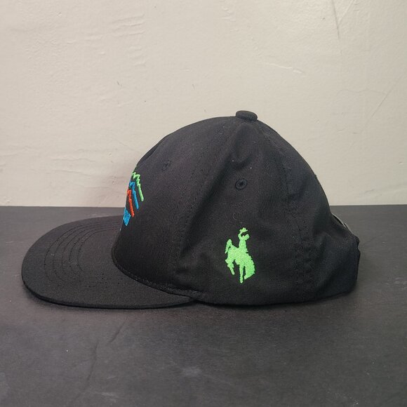 Jackson Hole Wyoming Hat Cap Snap Back Boys Black Ski Resort - Picture 3 of 14